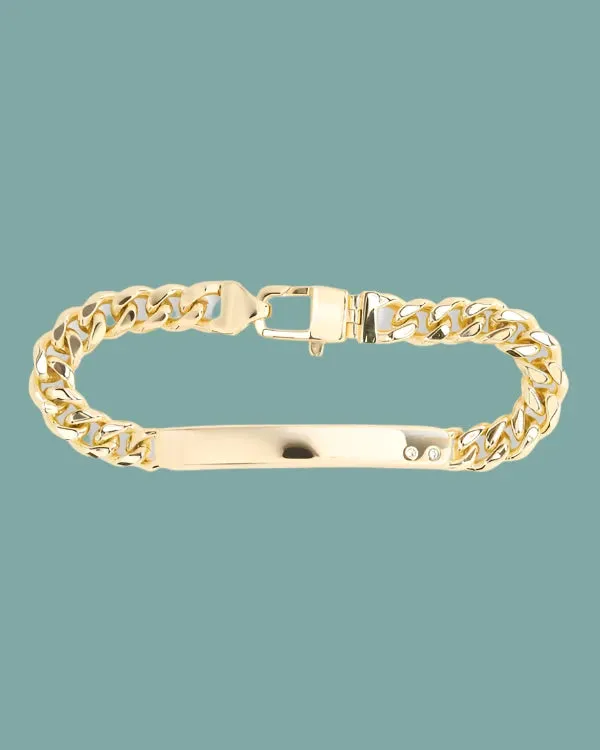 Julian ID Cuban Chain Bracelet