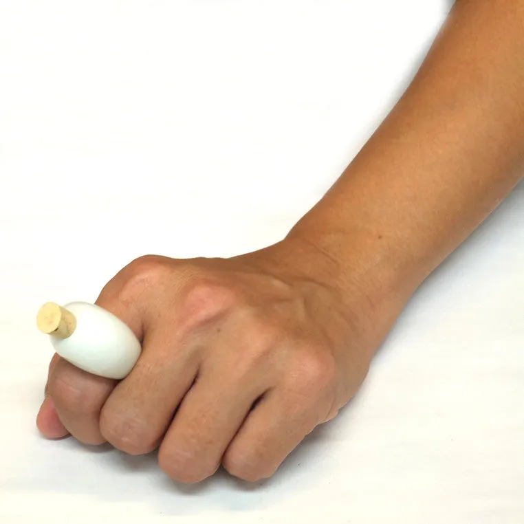 Juliane Blank- White Porcelain Ring with Wood