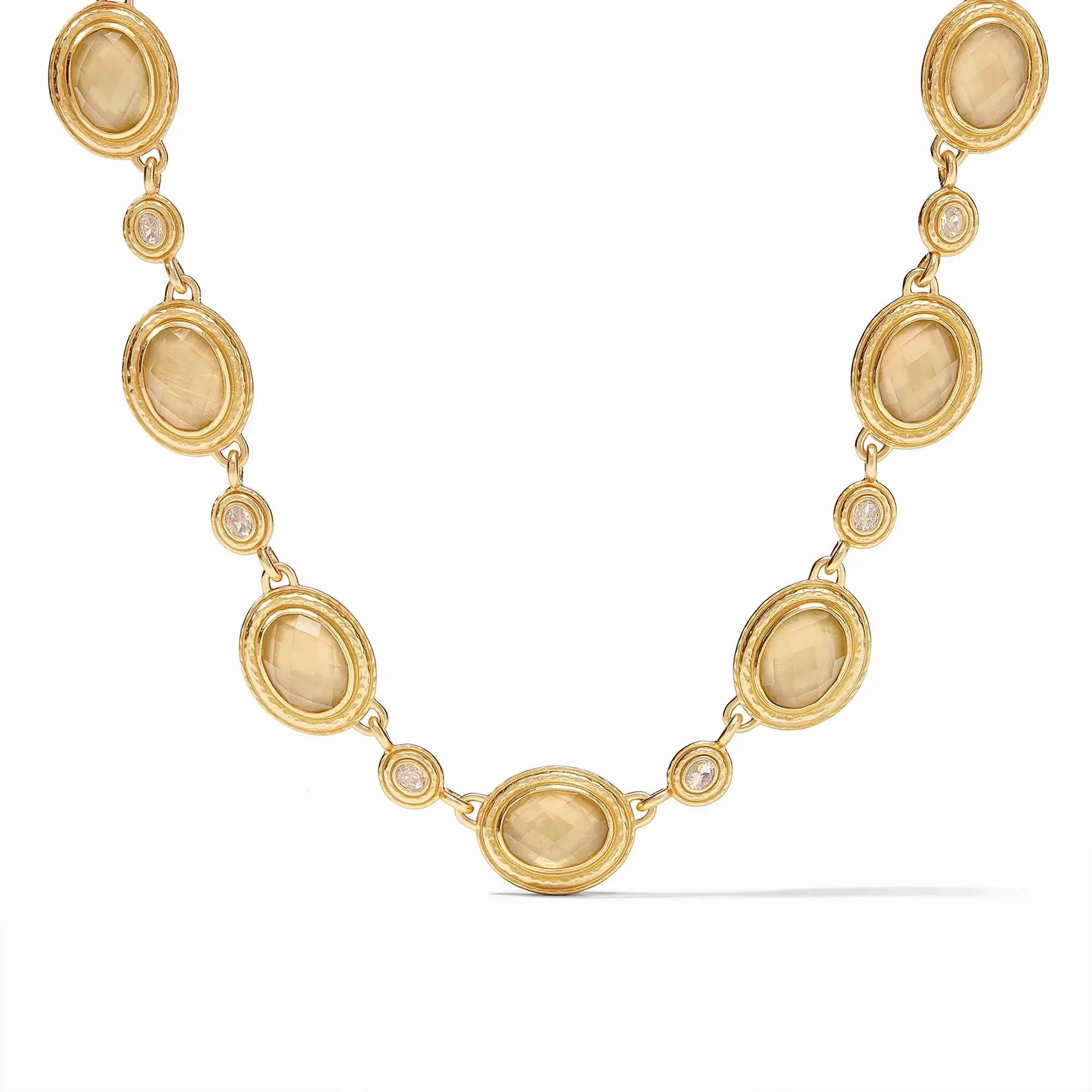 Julie Vos Tudor Stone Necklace, Iridescent Champagne