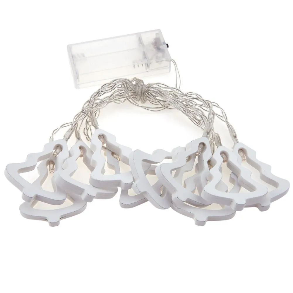 LED String Light Fairy Lamp Wood Christmas Tree Decoration Hanging Ornament
