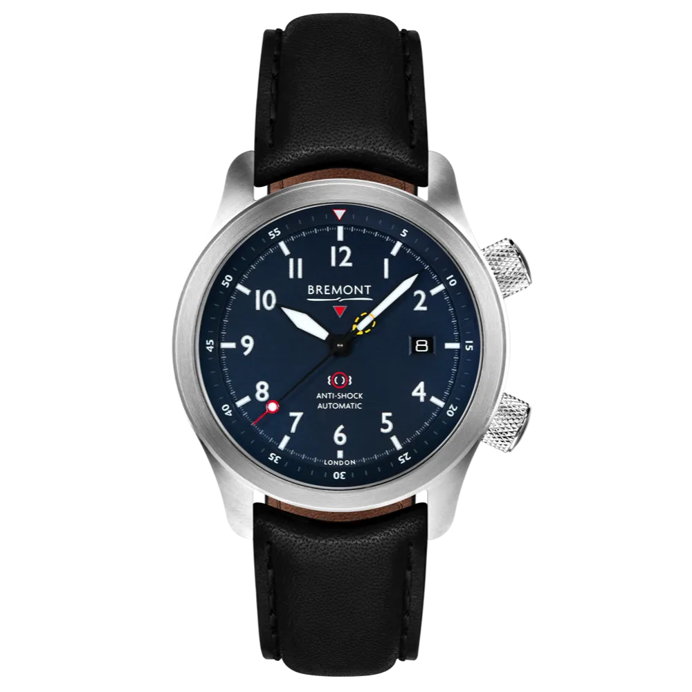 MBII Custom Stainless Steel, Blue Dial with Bronze Barrel & Open Case Back