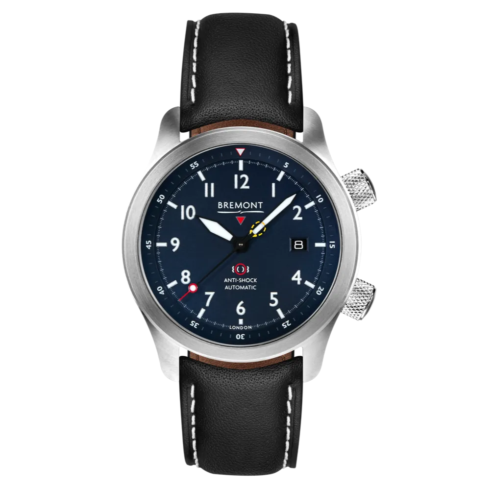 MBII Custom Stainless Steel, Blue Dial with Bronze Barrel & Open Case Back