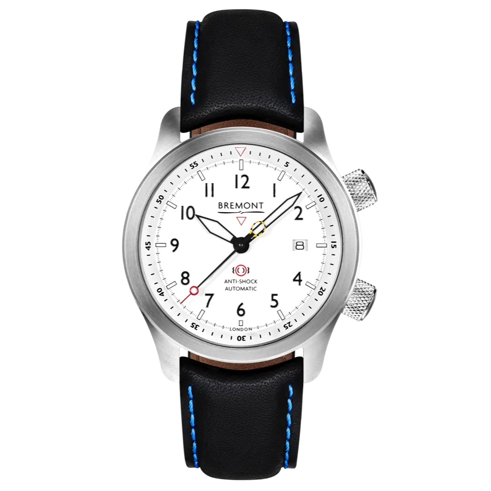 MBII Custom Stainless Steel, White Dial with Green Barrel & Open Case Back