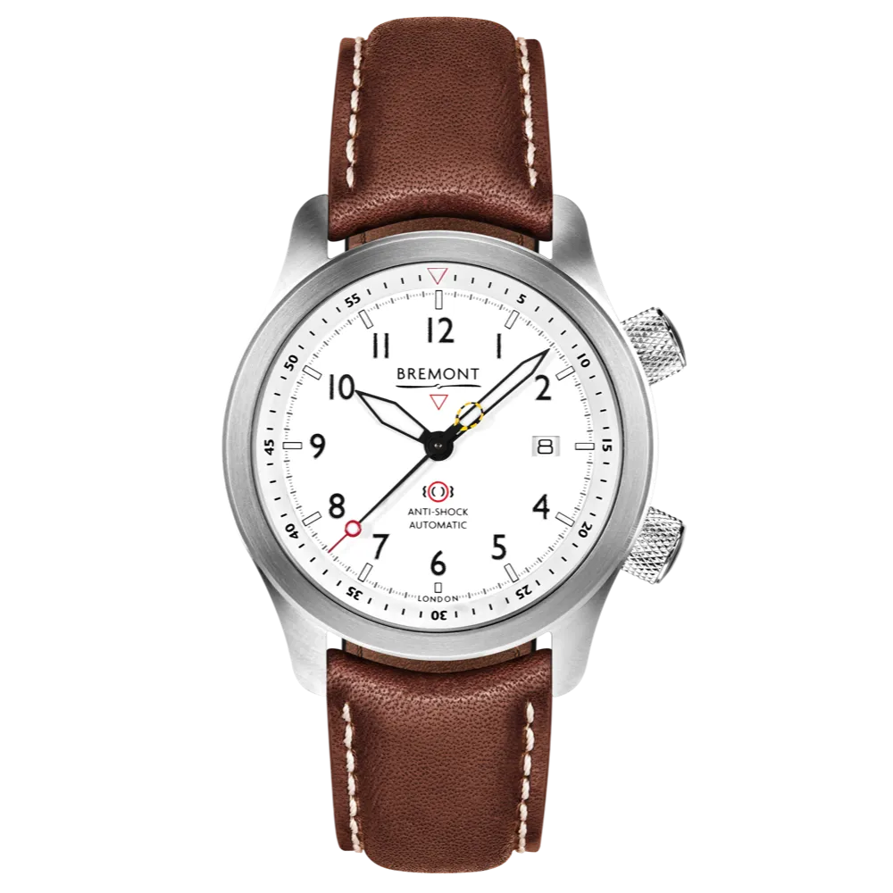 MBII Custom Stainless Steel, White Dial with Green Barrel & Open Case Back