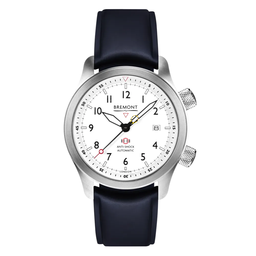 MBII Custom Stainless Steel, White Dial with Green Barrel & Open Case Back