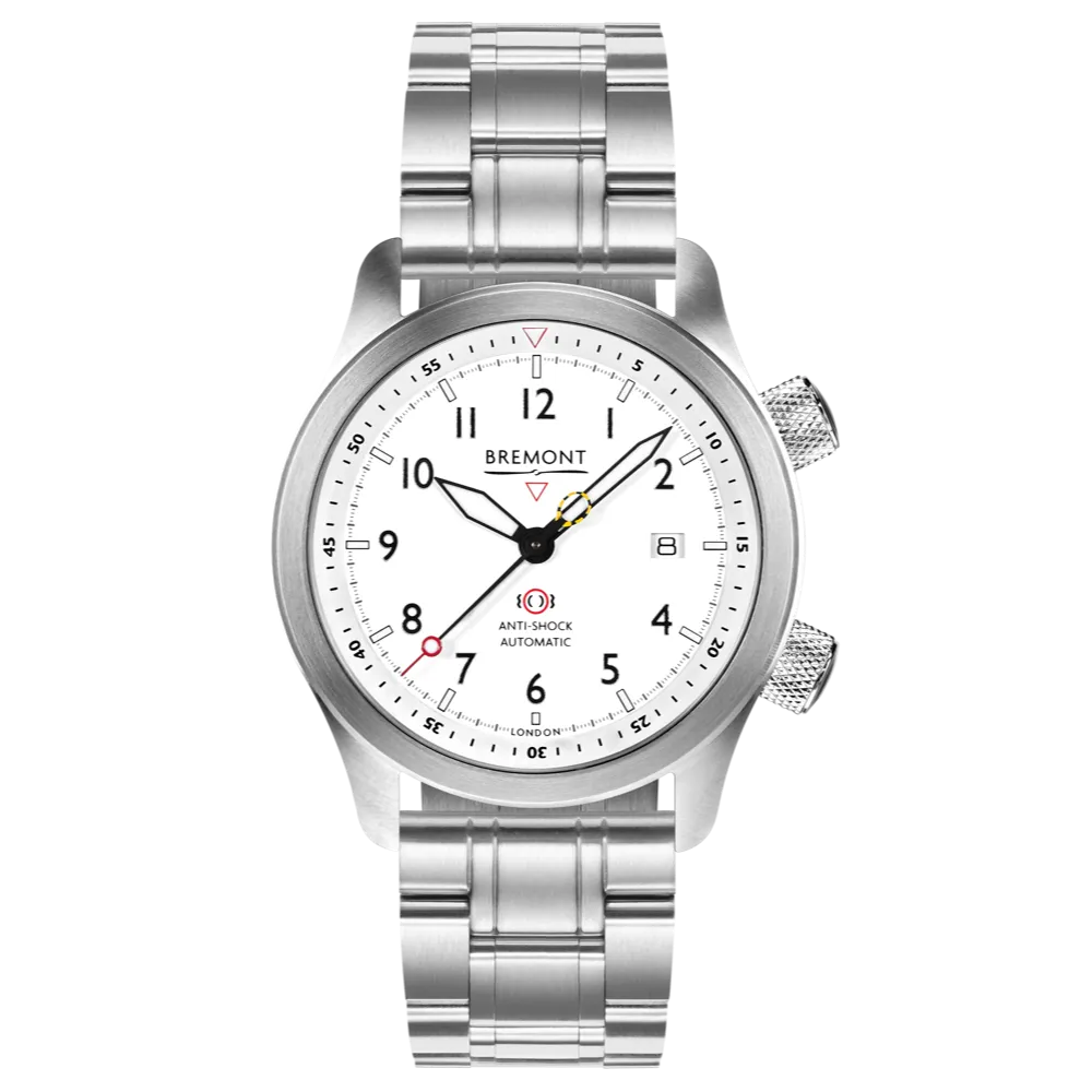 MBII Custom Stainless Steel, White Dial with Green Barrel & Open Case Back
