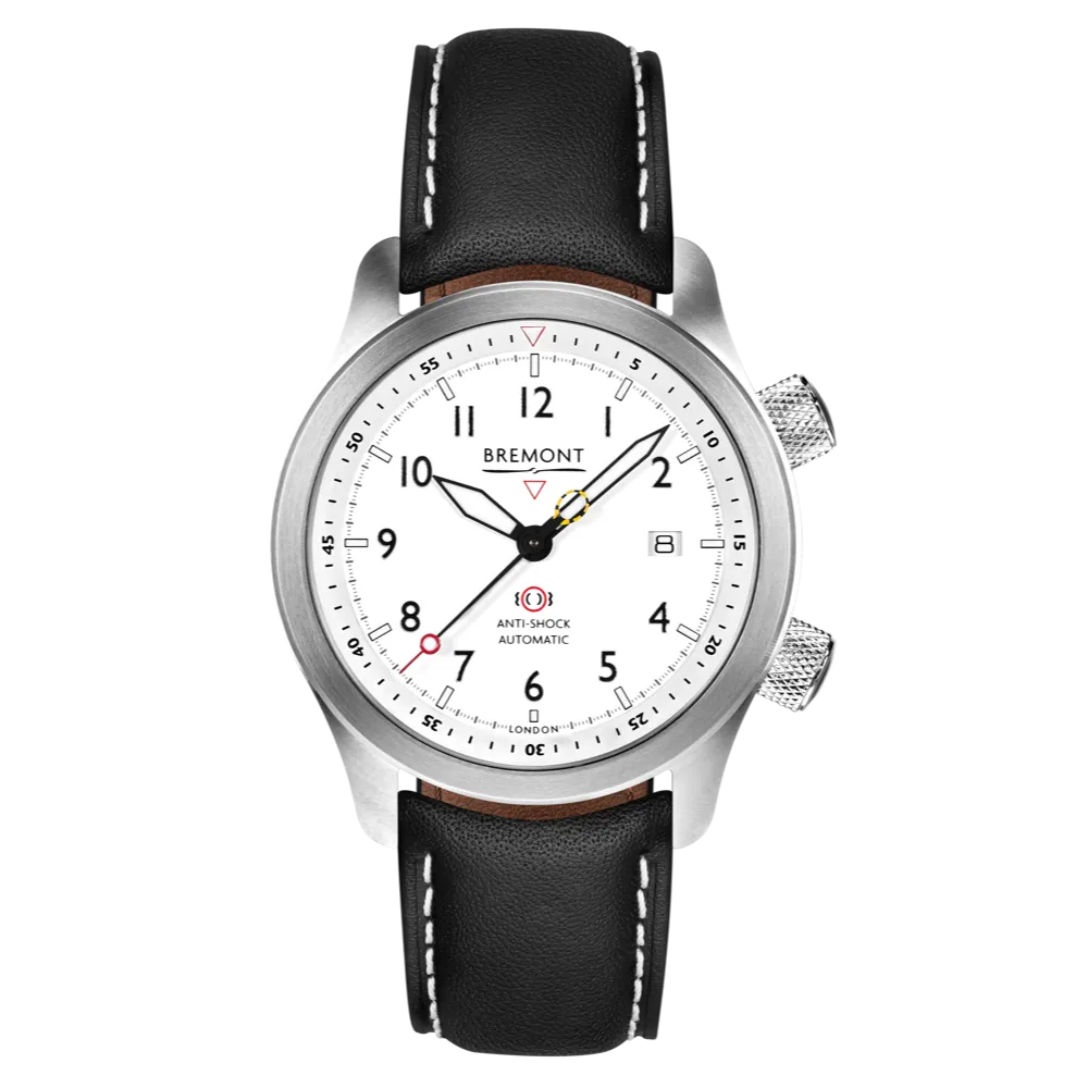 MBII Custom Stainless Steel, White Dial with Green Barrel & Open Case Back