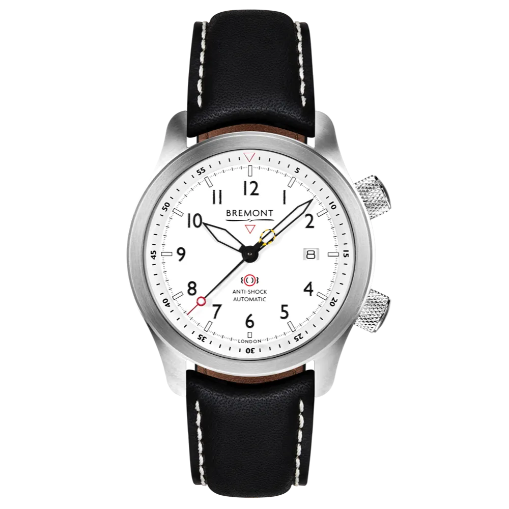 MBII Custom Stainless Steel, White Dial with Green Barrel & Open Case Back