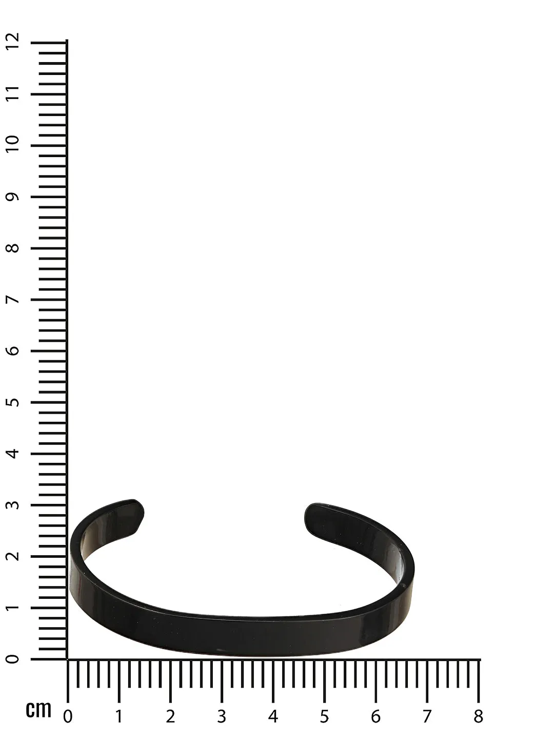 Men Black-Toned Cuff Bracelet