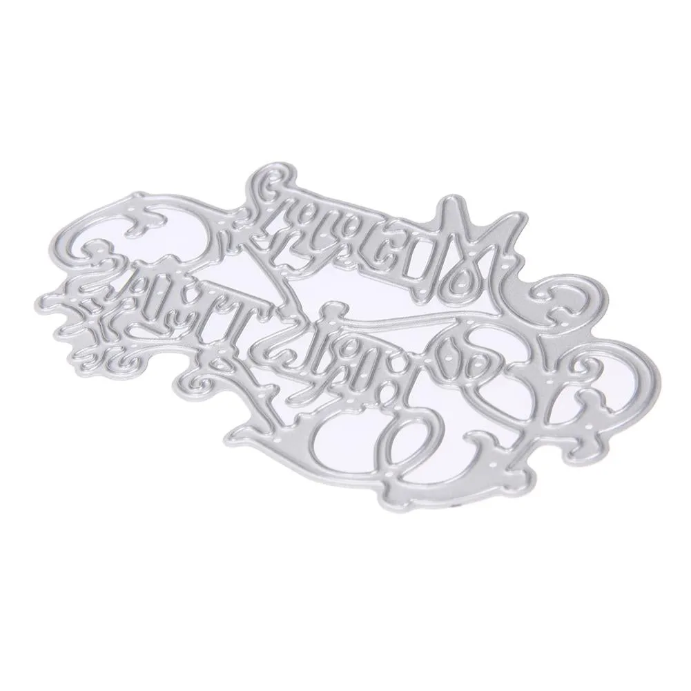 Merry Christmas Cutting  Dies Stencil For DIY Scrapbook Album Paper Card