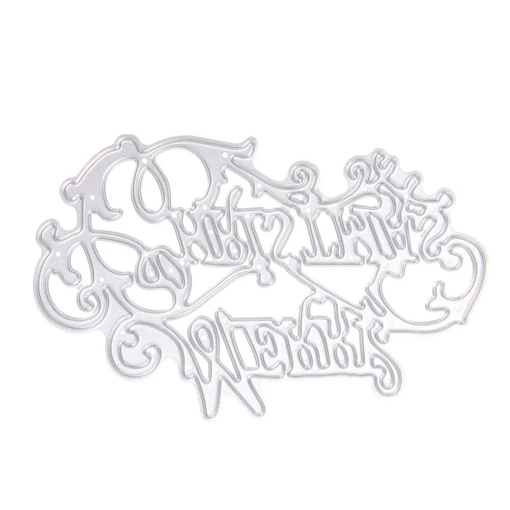 Merry Christmas Cutting  Dies Stencil For DIY Scrapbook Album Paper Card