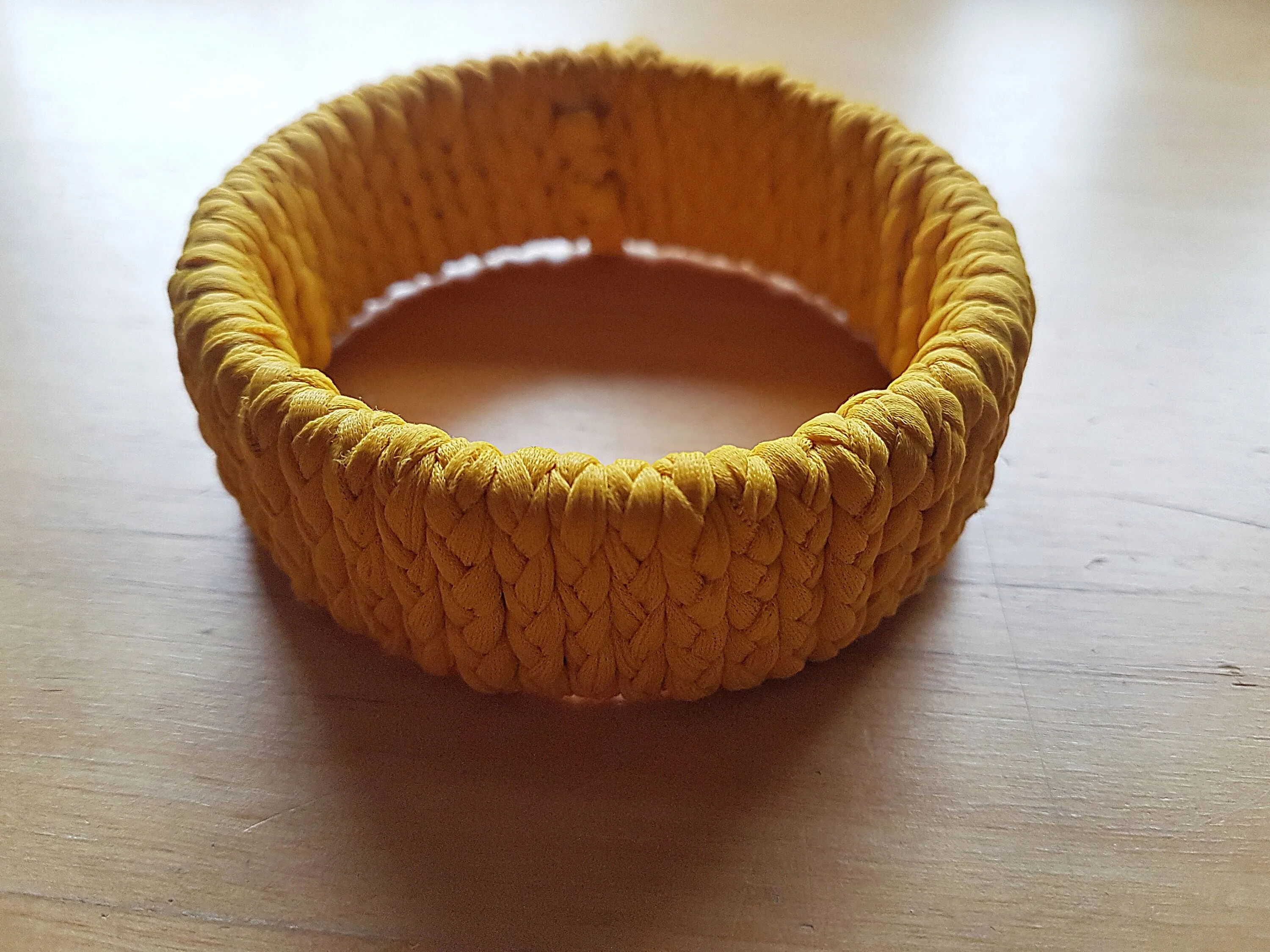 Mustard Yellow Braided Chunky Bangle