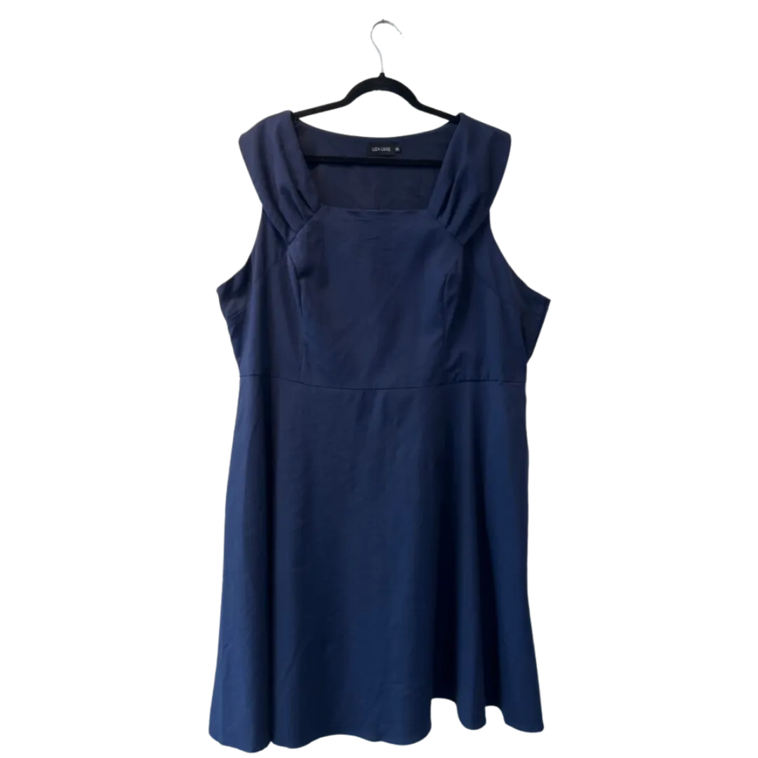 navy formal dress - 3x