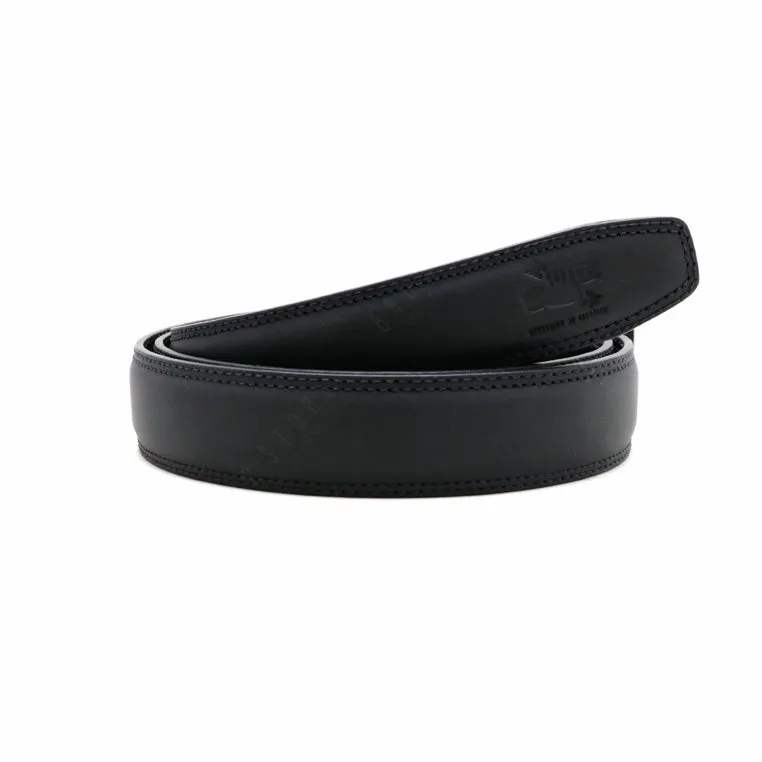 Nubuck Narrow Belt – Black