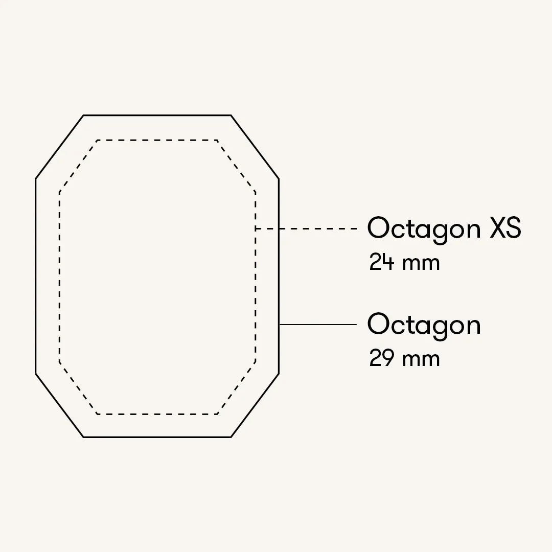 Octagon XS Duotone Rosegold - Engraved
