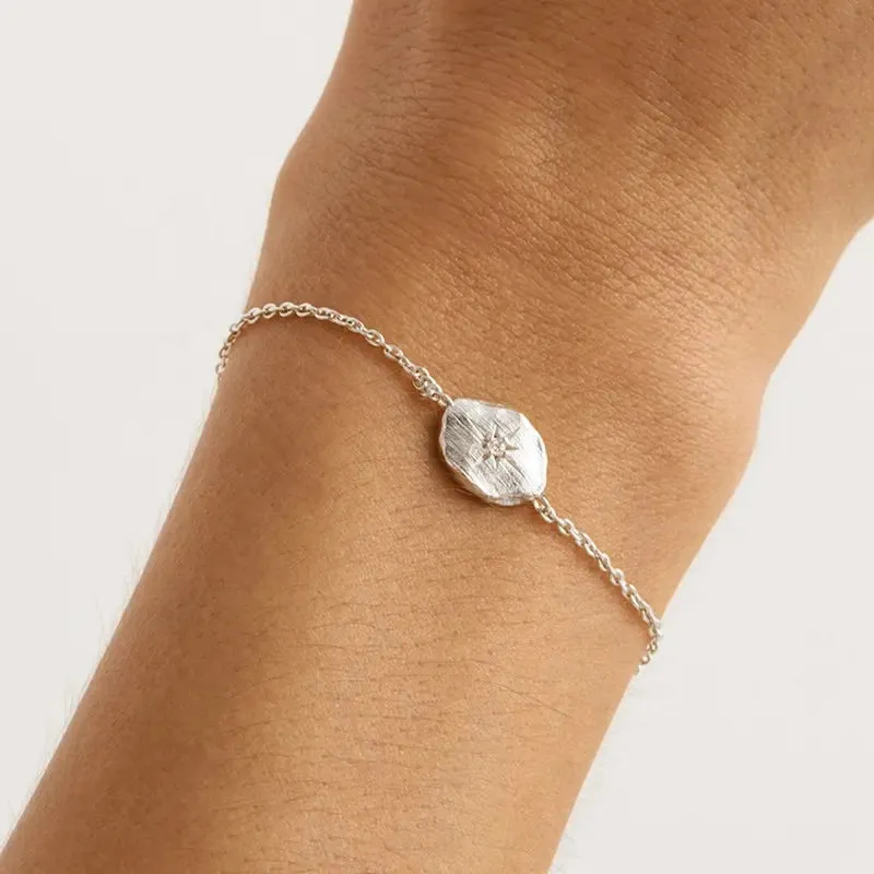 Paige Hammered Star Bracelet | 925 Sterling Silver