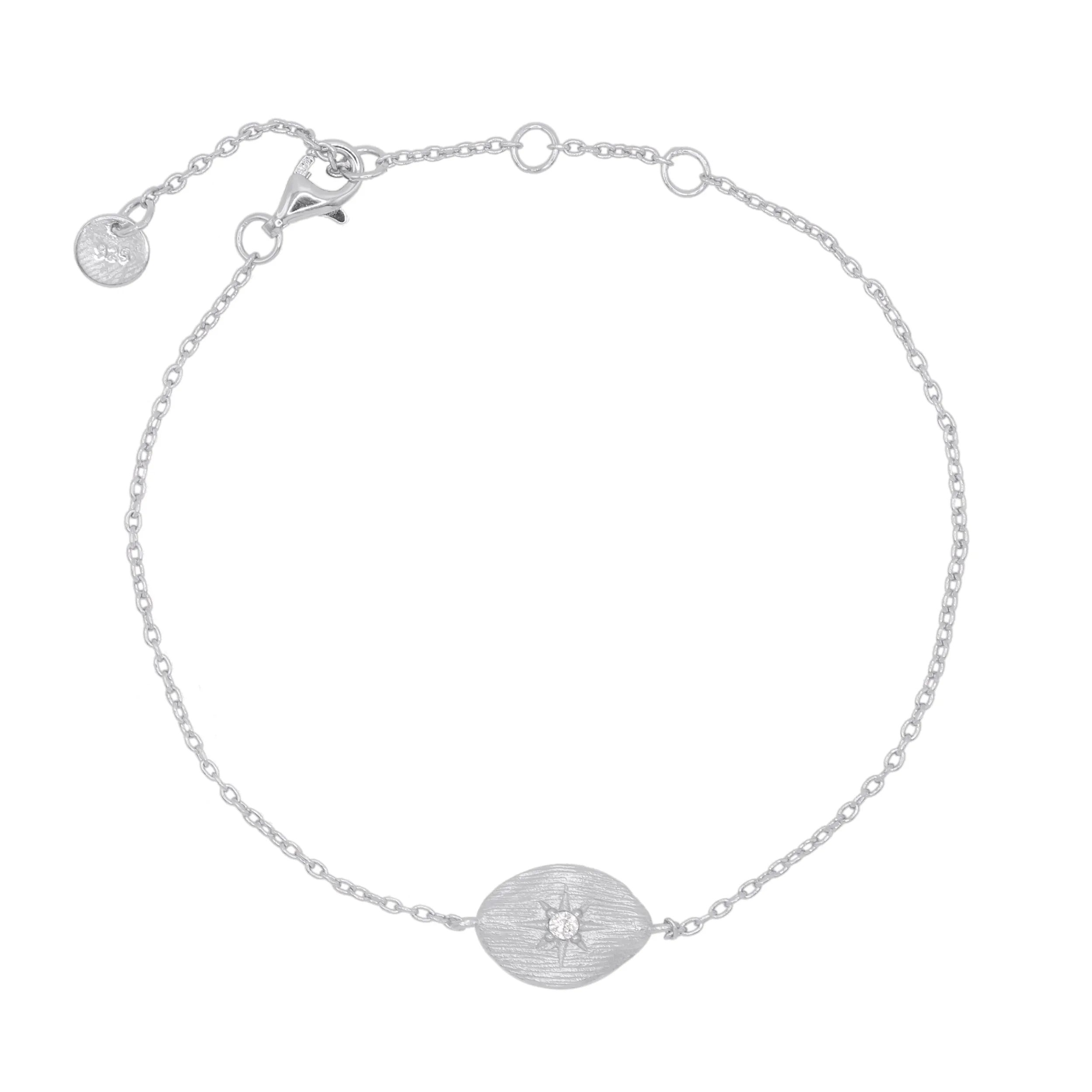 Paige Hammered Star Bracelet | 925 Sterling Silver
