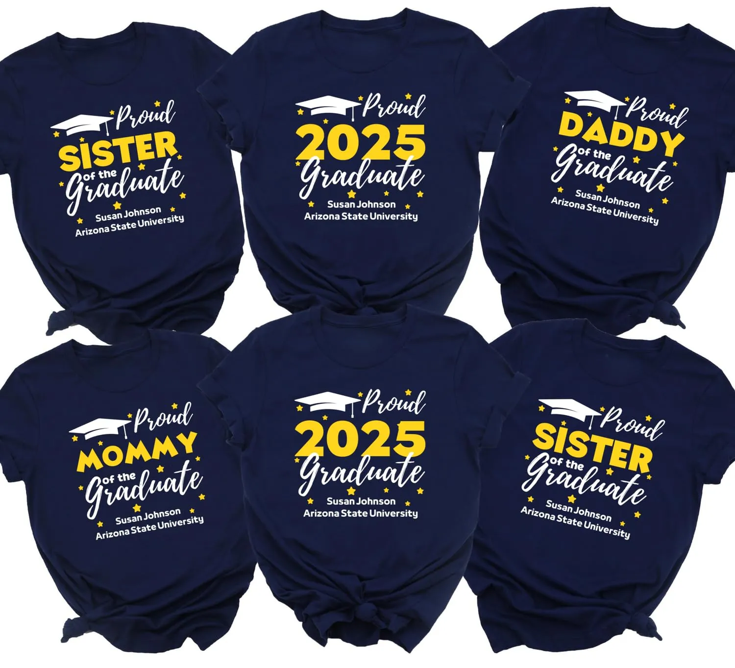 Proud of the Graduate Shirt | Custom Graduation Family T-Shirt | Personalized Senior 2025 Tee | Graduation Day Gift | Graduation Gift for Him or Her