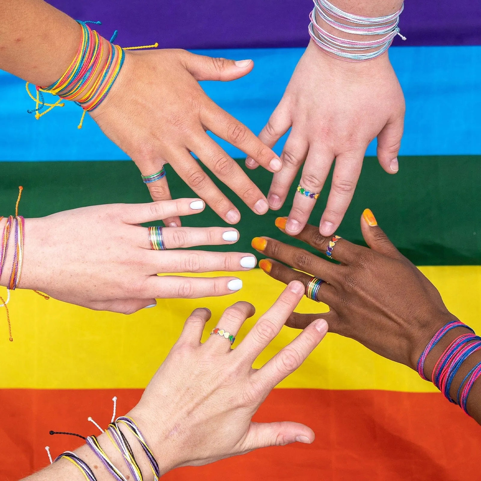 Rainbow Ring Stack