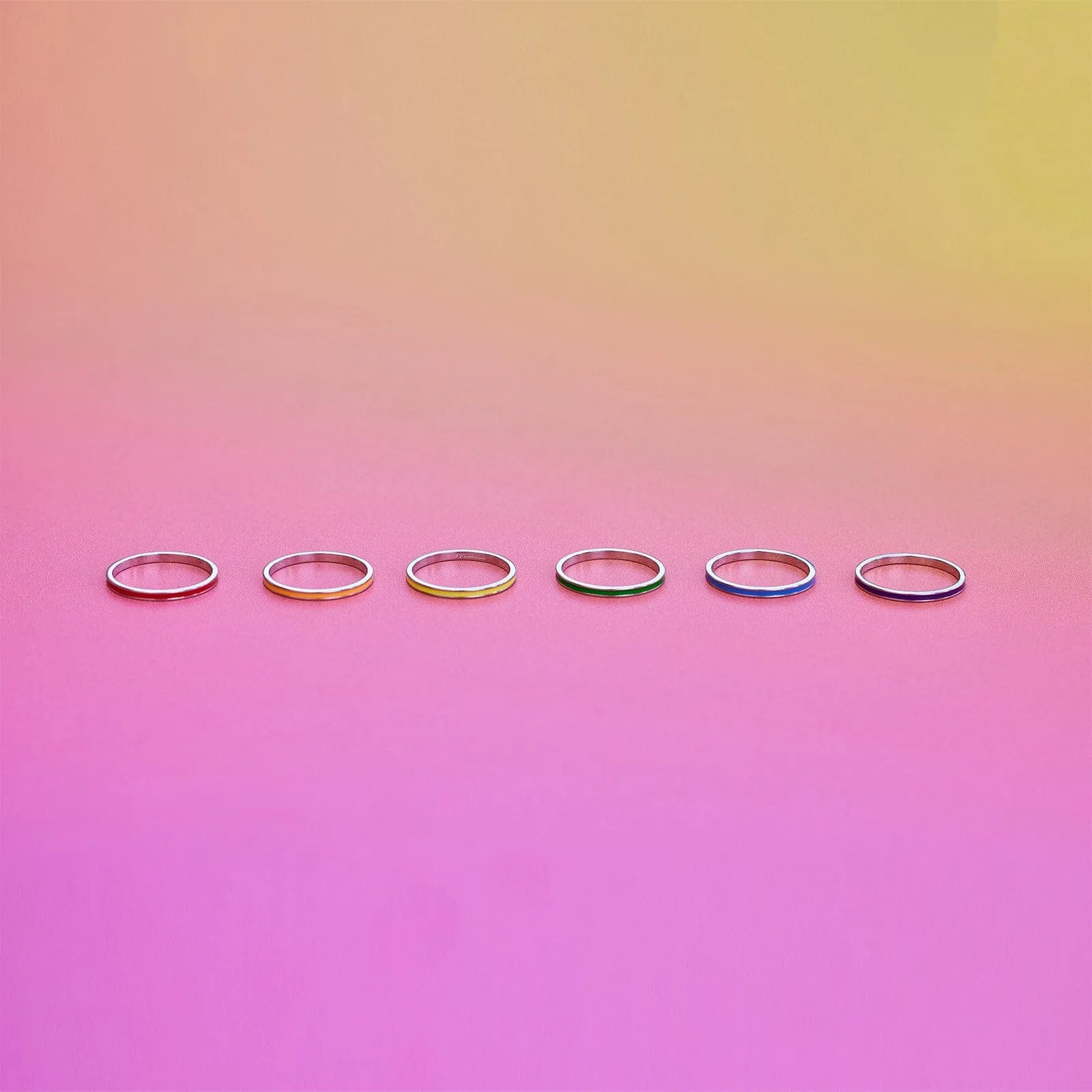 Rainbow Ring Stack
