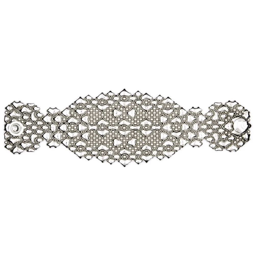 SG Liquid Metal B87-N Chrome Finish Bracelet by Sergio Gutierrez