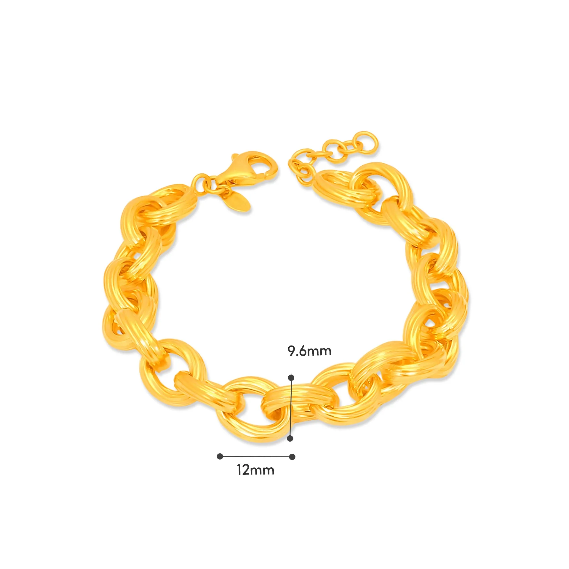 TAKA Jewellery 916 Gold Bracelet