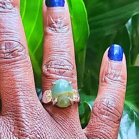 Vedazzled Mixed Aventurine Ring