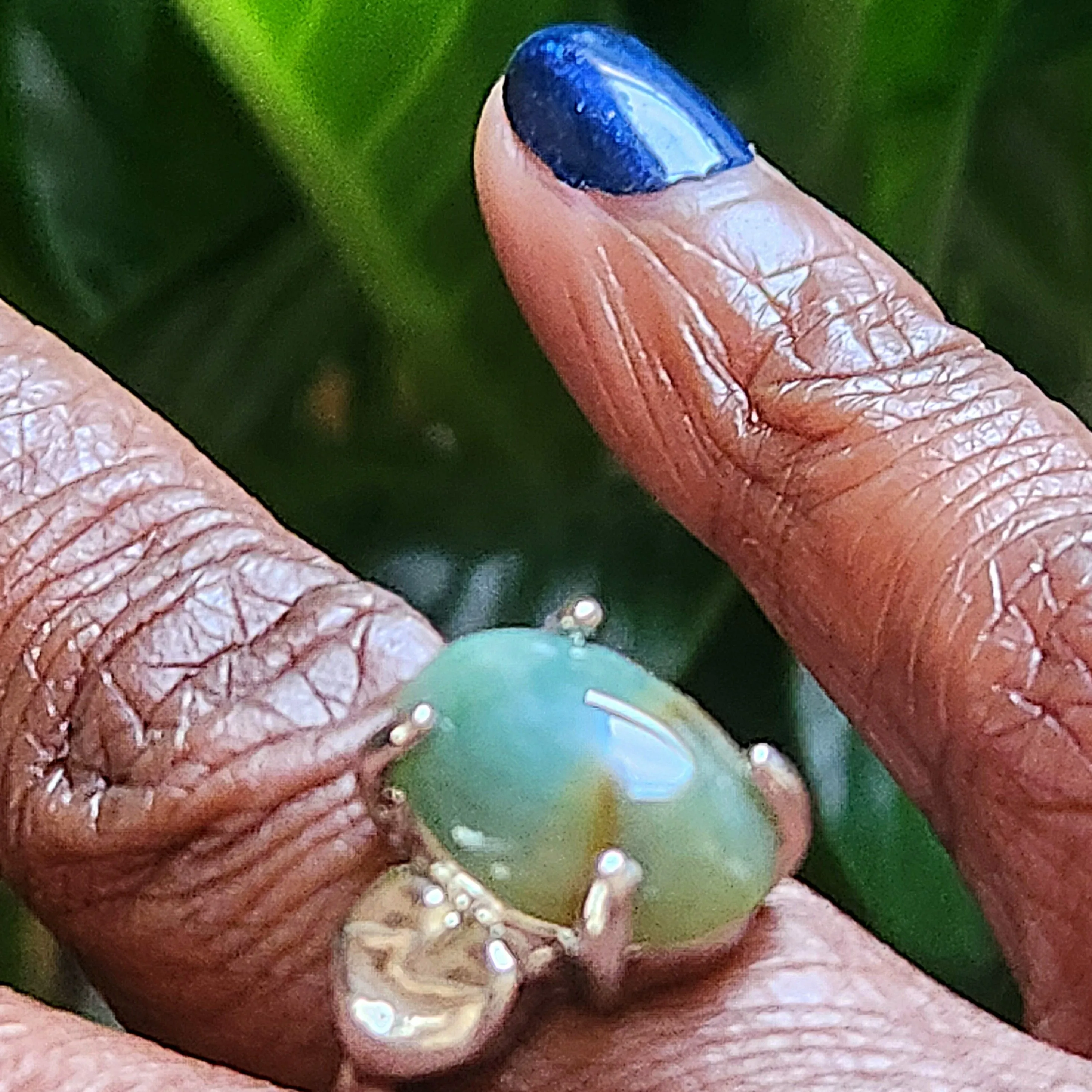 Vedazzled Mixed Aventurine Ring