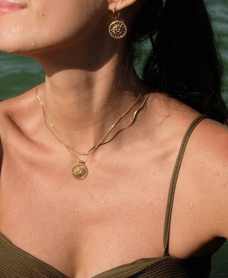 Vibes | Radiant Sol Necklace | 18K Gold-Plated