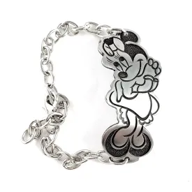 Vintage Minnie Mouse Stainless Steel Spoon Bracelet