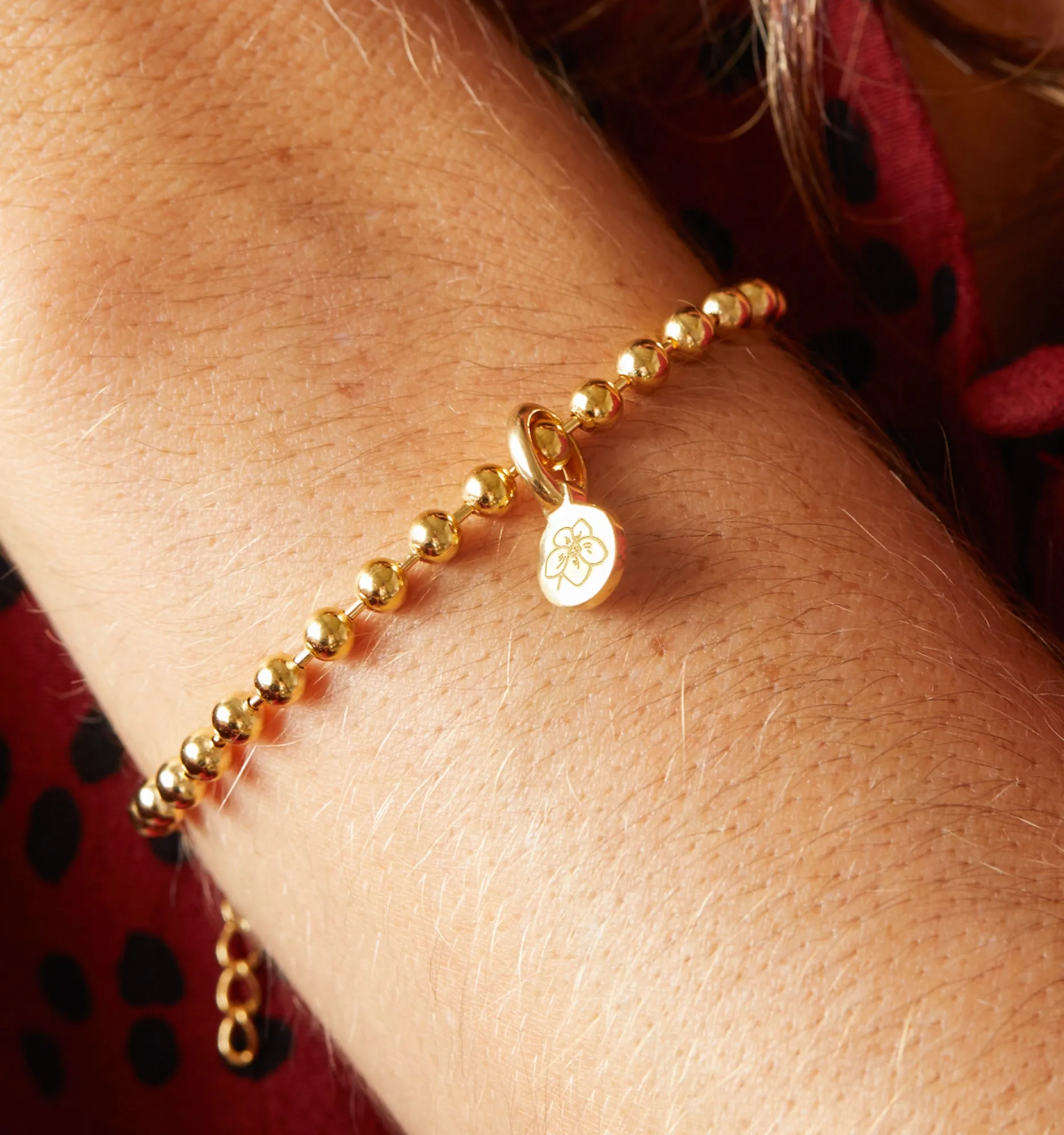 Violet Flower Bracelet - February
