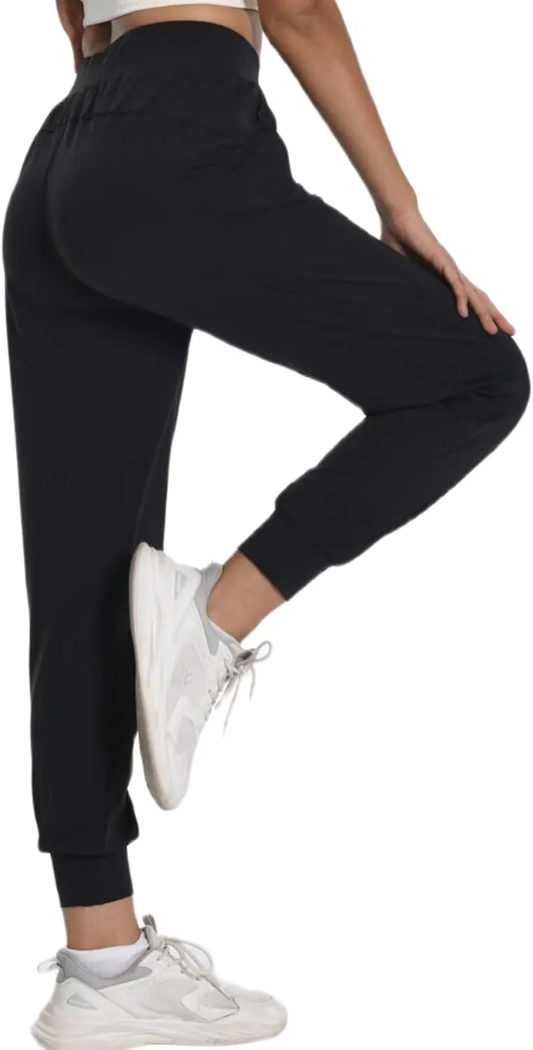Women Joggers Pants Athletic - Lightweight Quick Dry Soft Track Running Sweatpants with Pockets Workout Lounge